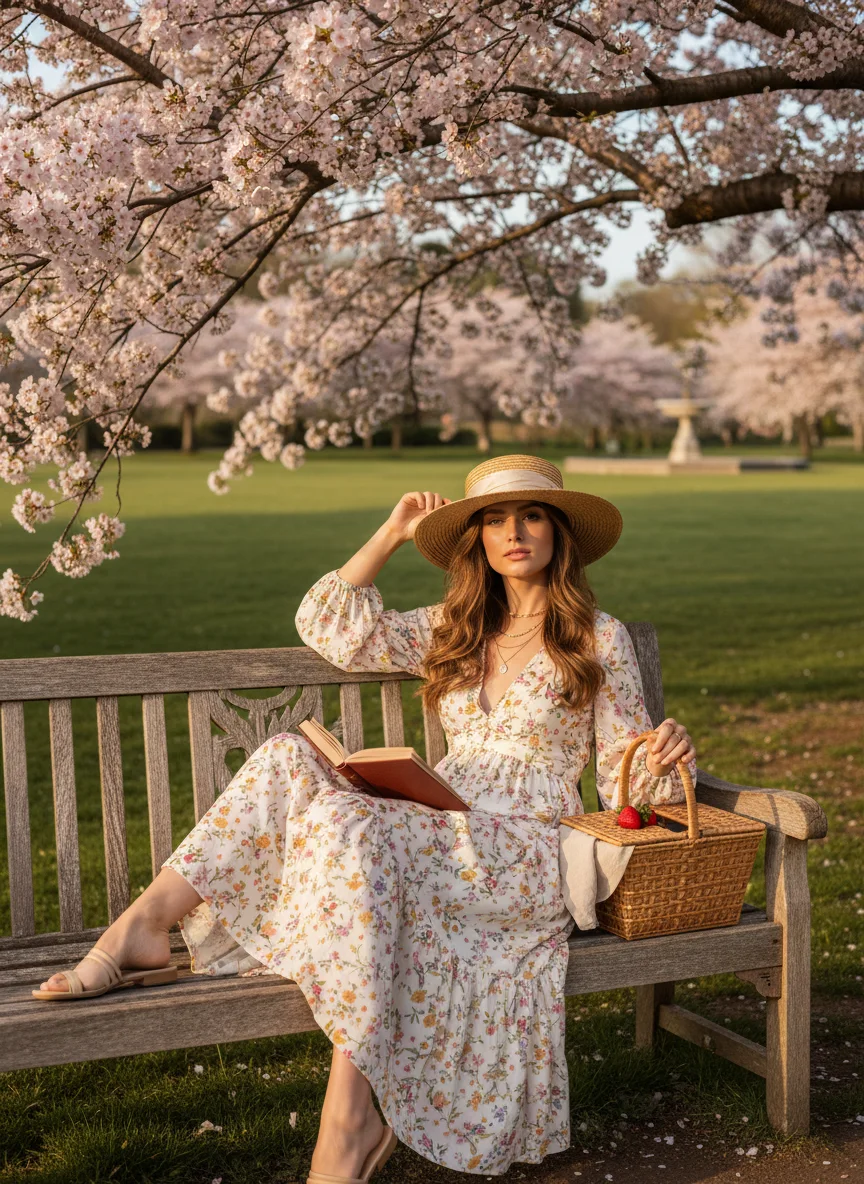 Floral Midi Dress