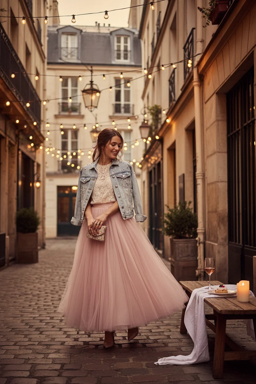 Tulle Skirt Look