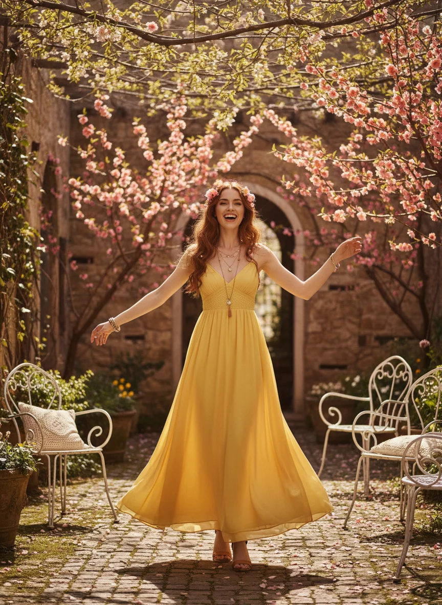 Lemon Yellow Sundress