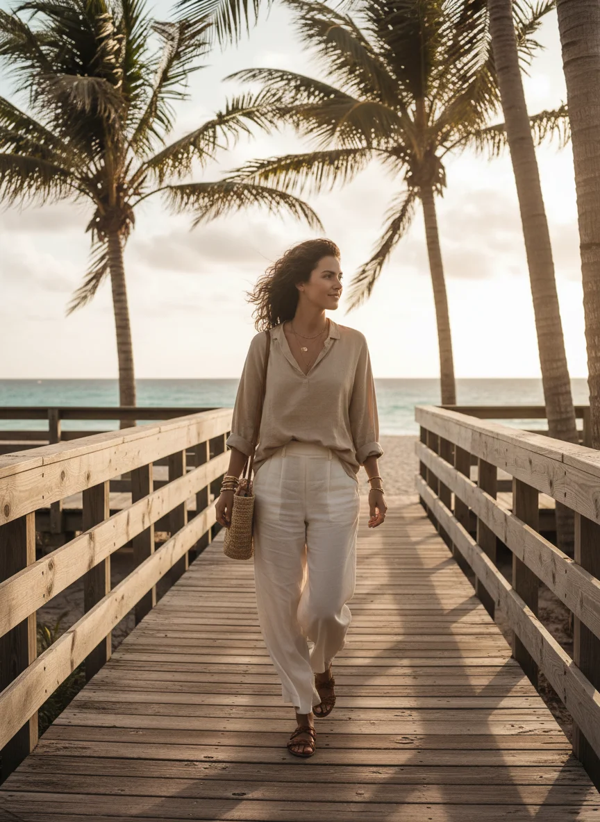 Wide Leg Trousers