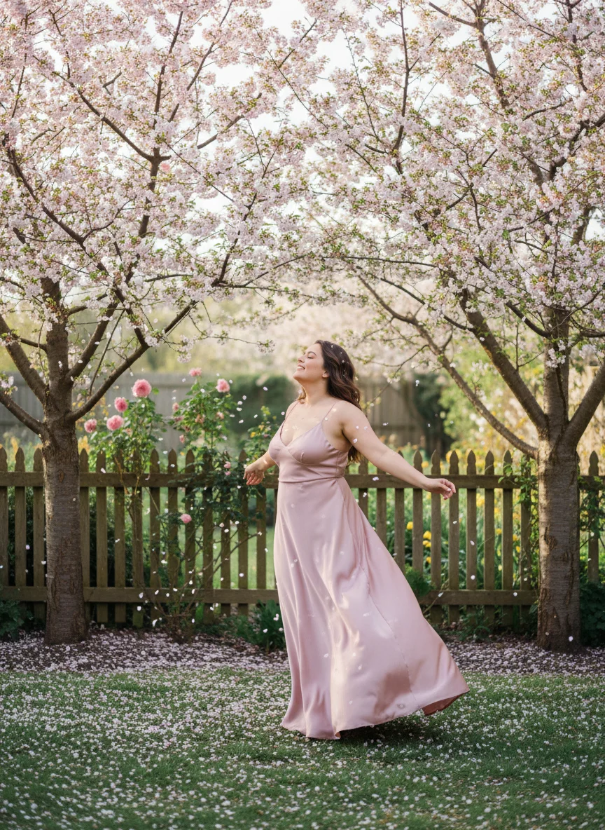 Satin Slip Dress