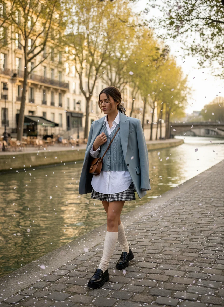 Chunky Loafers with Socks