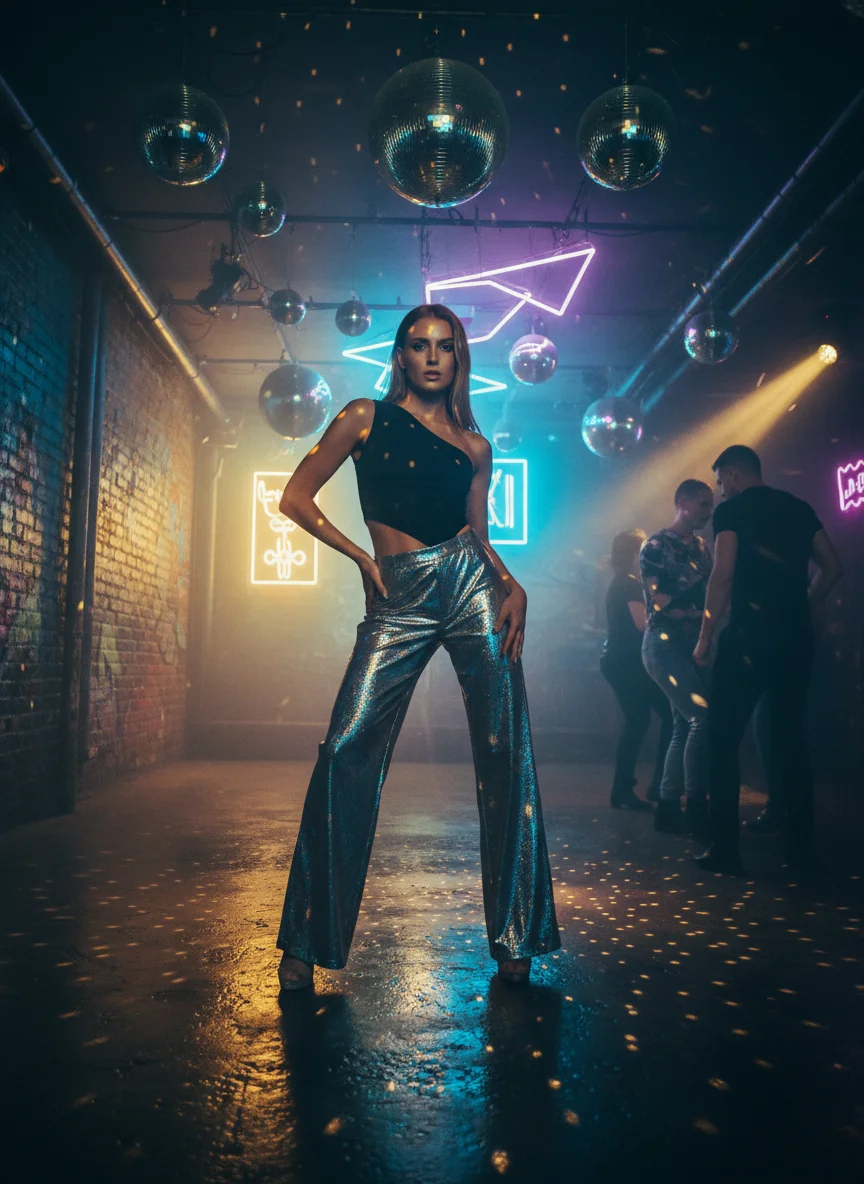 Metallic Trousers