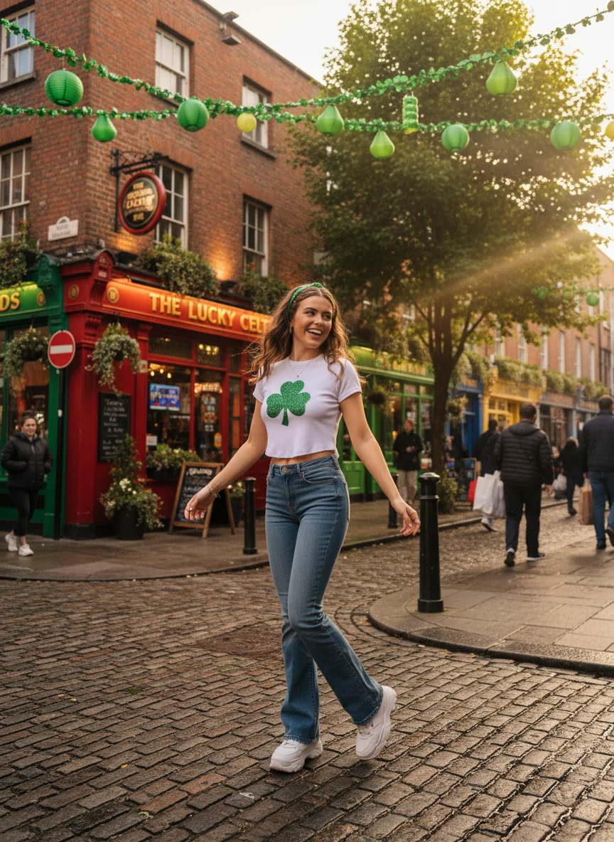 Shamrock Baby Tee