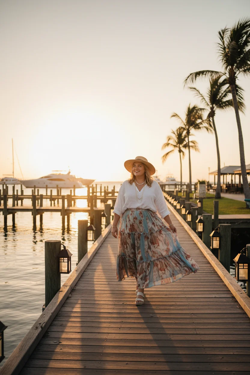 Tiered Maxi Skirt