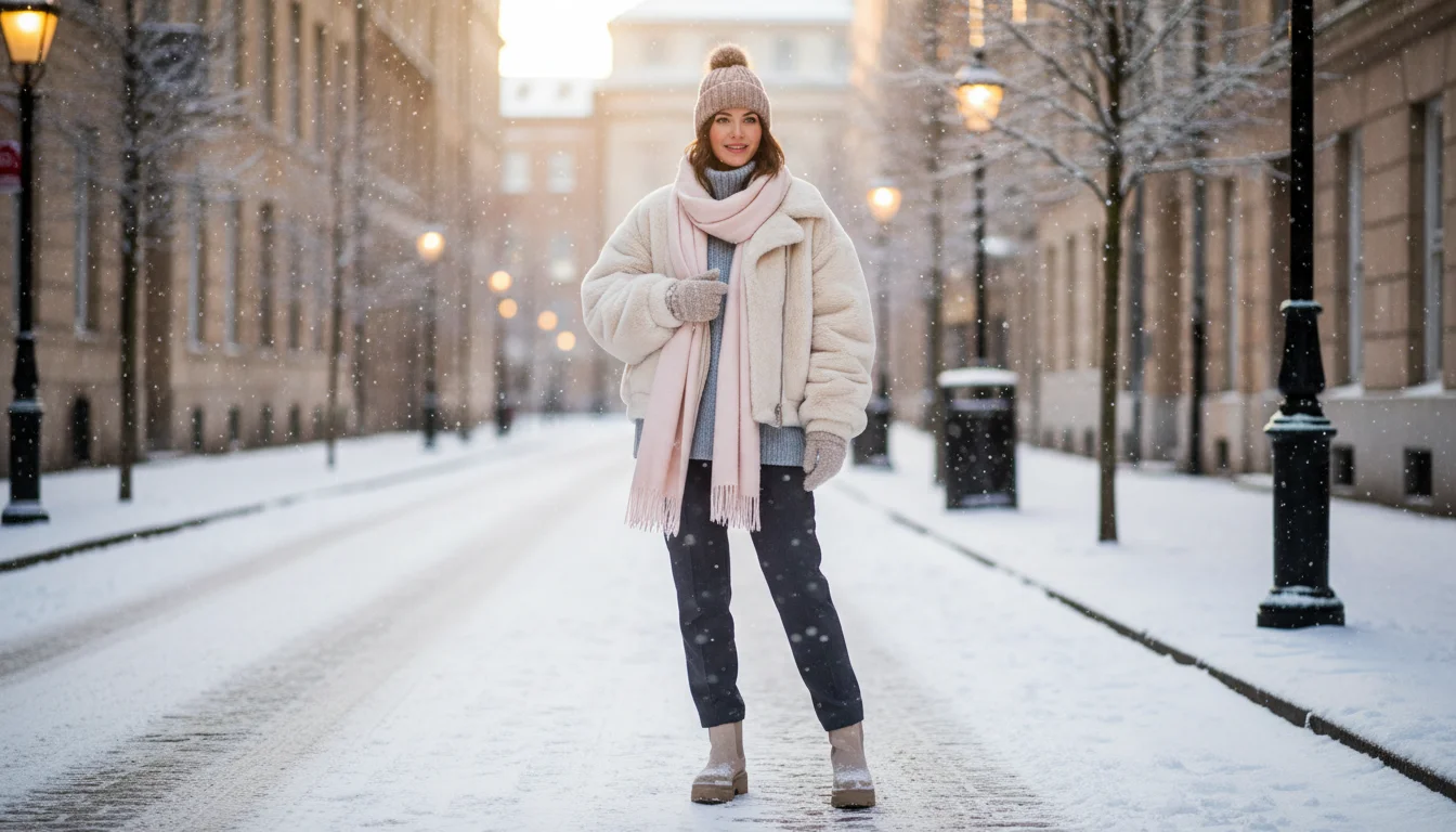 Faux Fur Jacket Winter Outfits