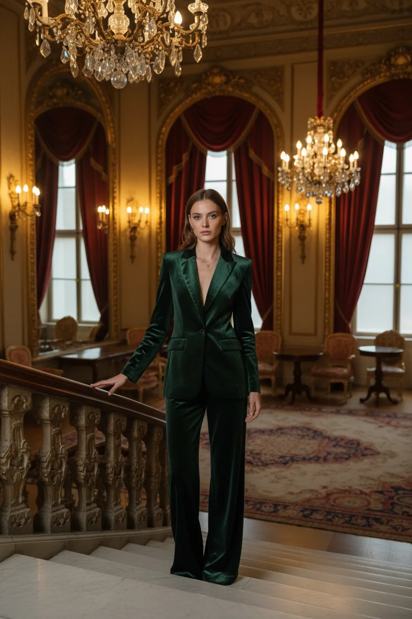 Velvet Co-Ord Set for Parties