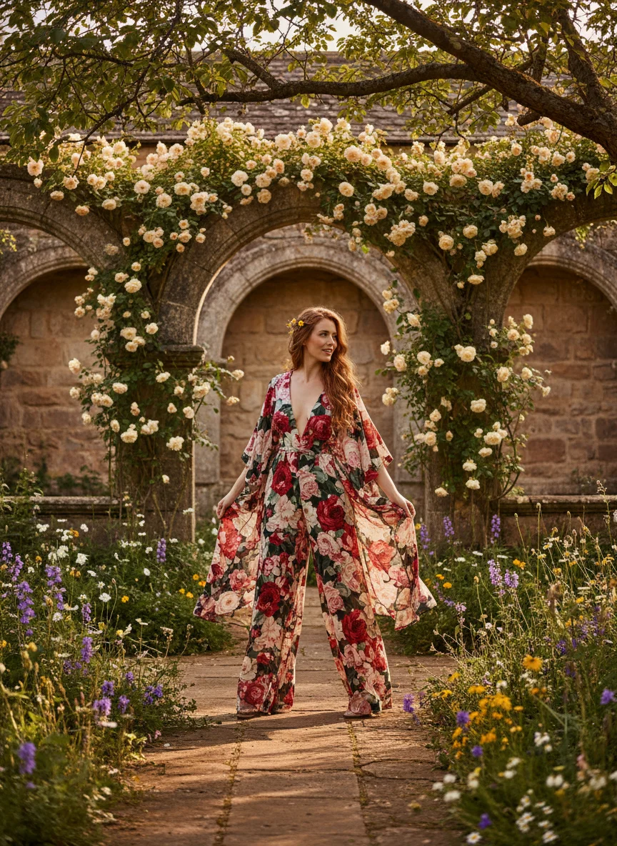 Floral Jumpsuit
