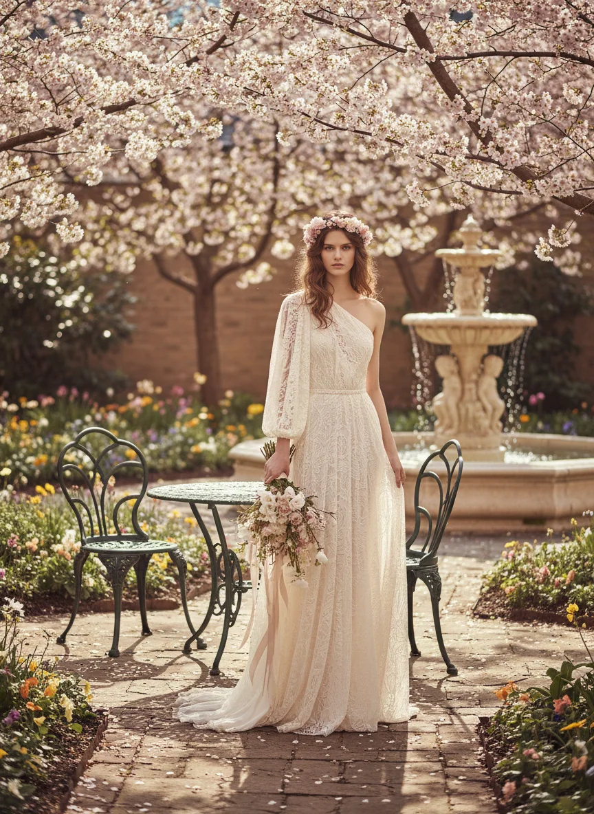 One Shoulder Gown