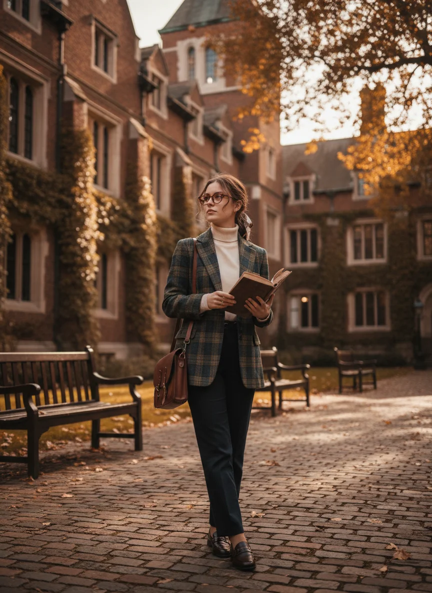 Plaid Blazer