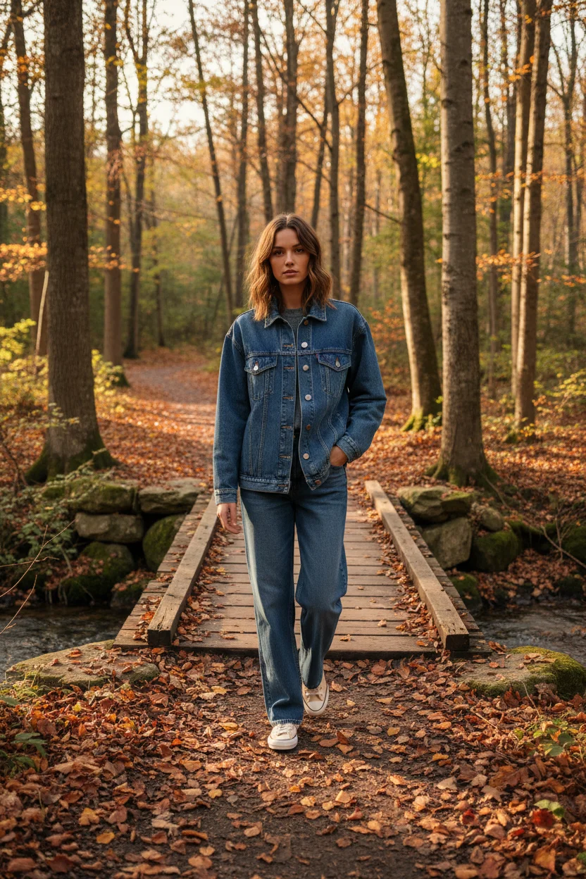 Casual Denim Co-Ord Set