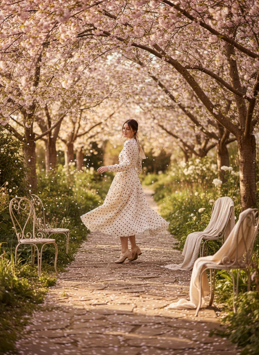 Polka Dot A-Line