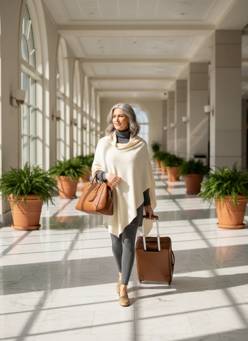 Cashmere Wrap and Leggings