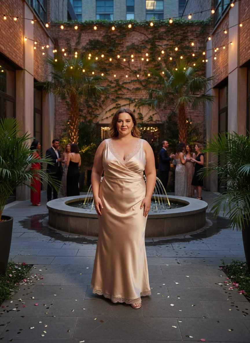 Satin Slip Dress