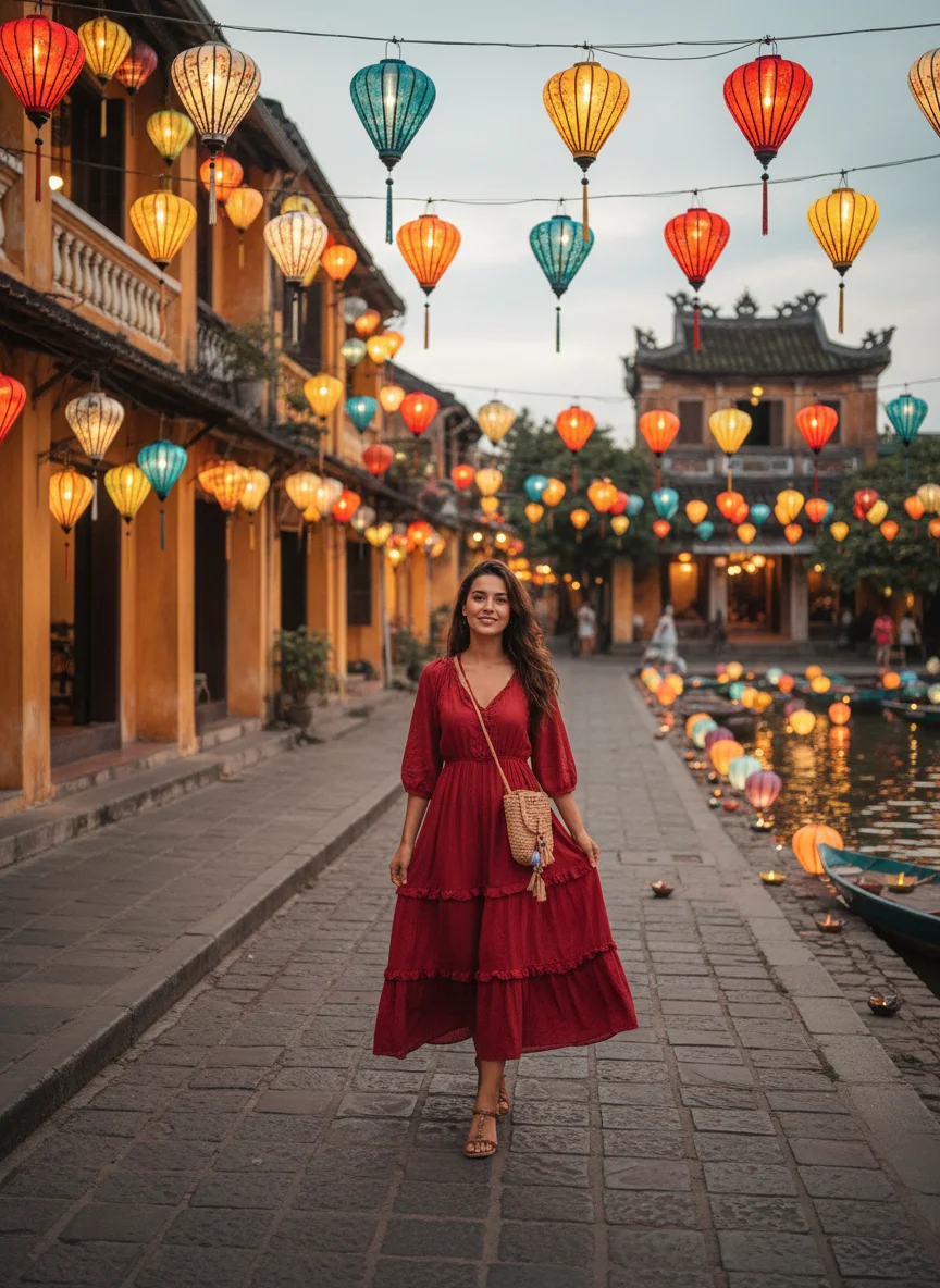 The Hoi An Lantern Night Look