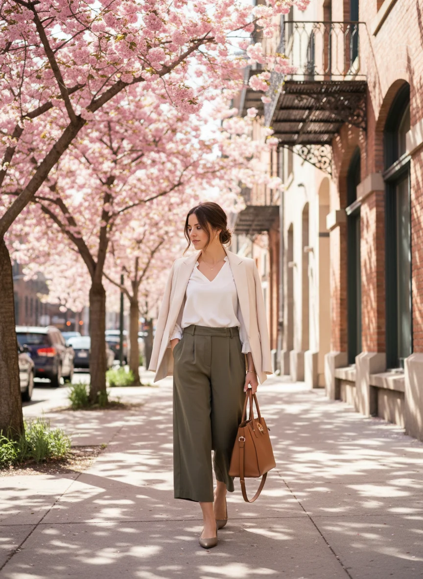 High Waisted Culottes