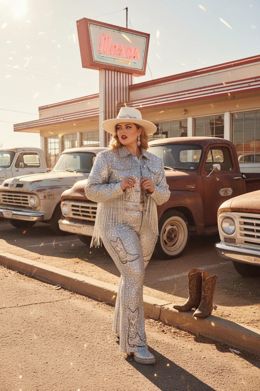 Rhinestone Jean