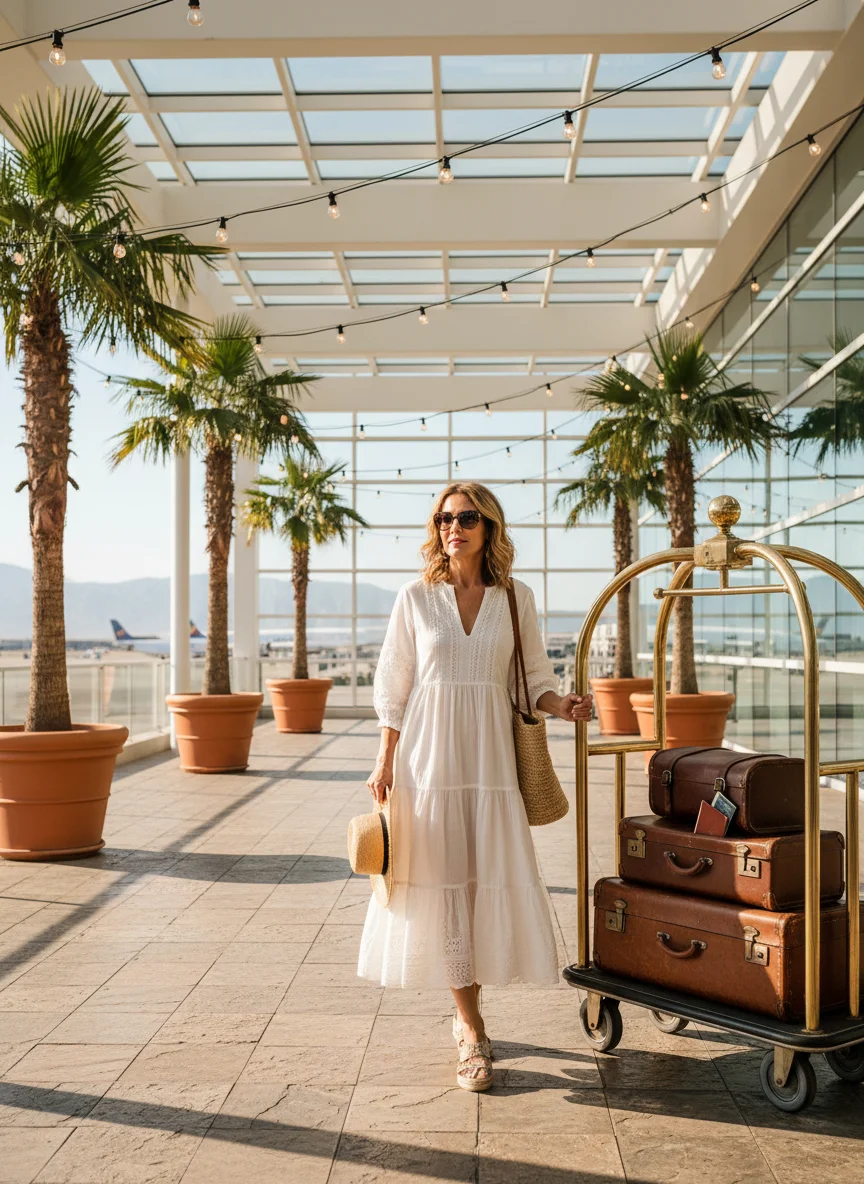 Tiered Cotton Dress