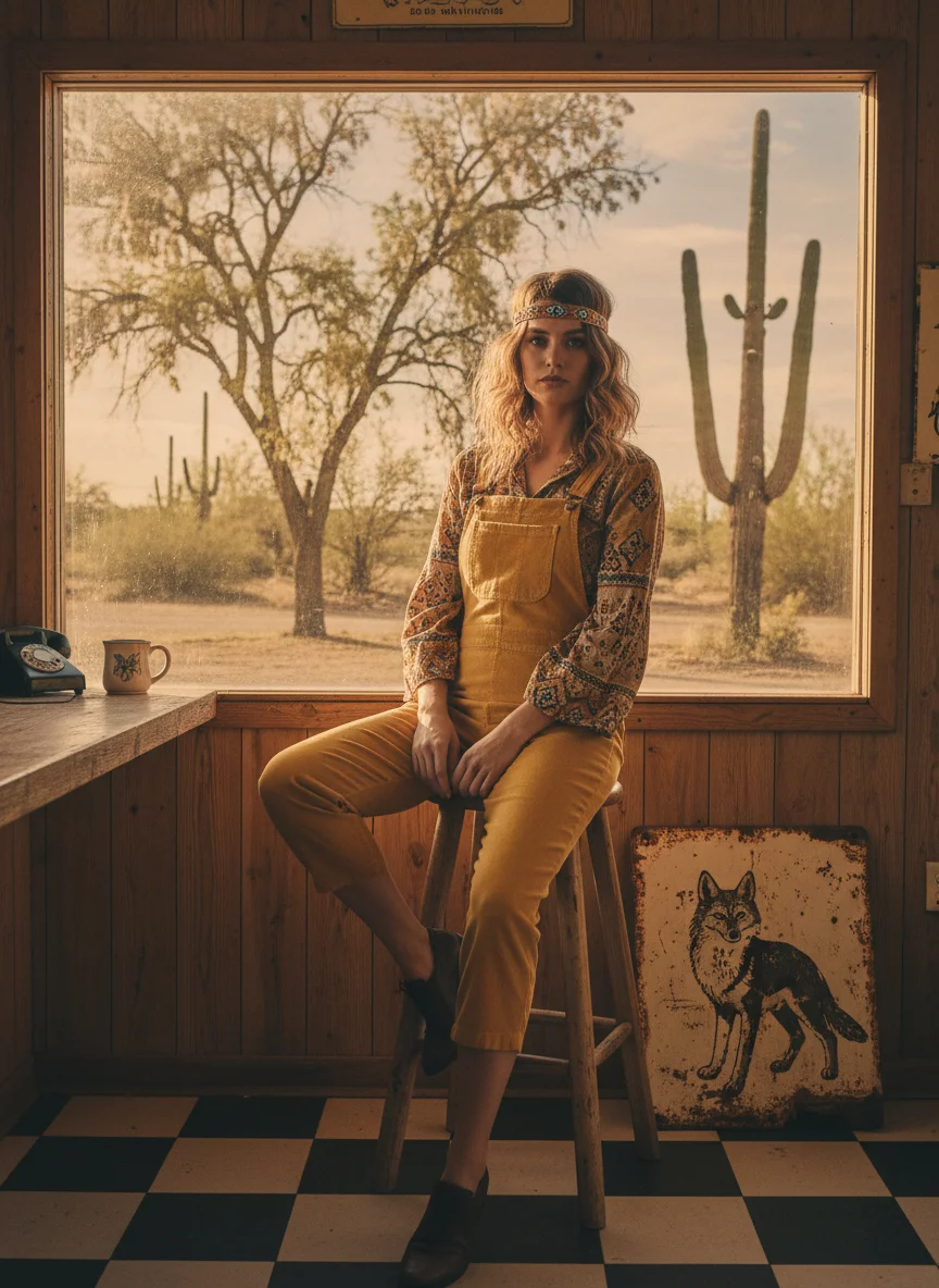 Corduroy Overall Dress