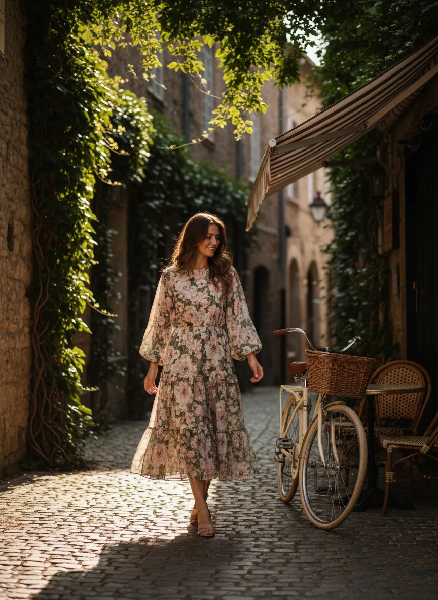 Floral Midi Dress