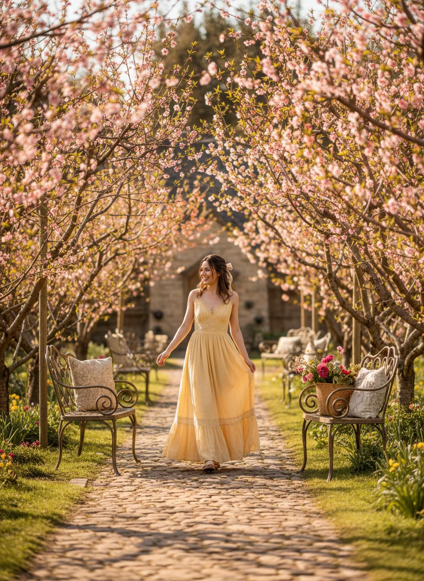 Butter Yellow Sundress