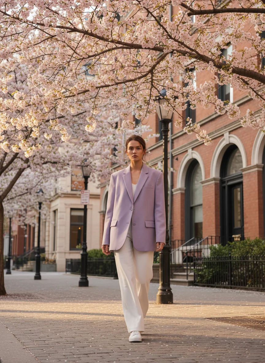 Digital Lavender Blazer