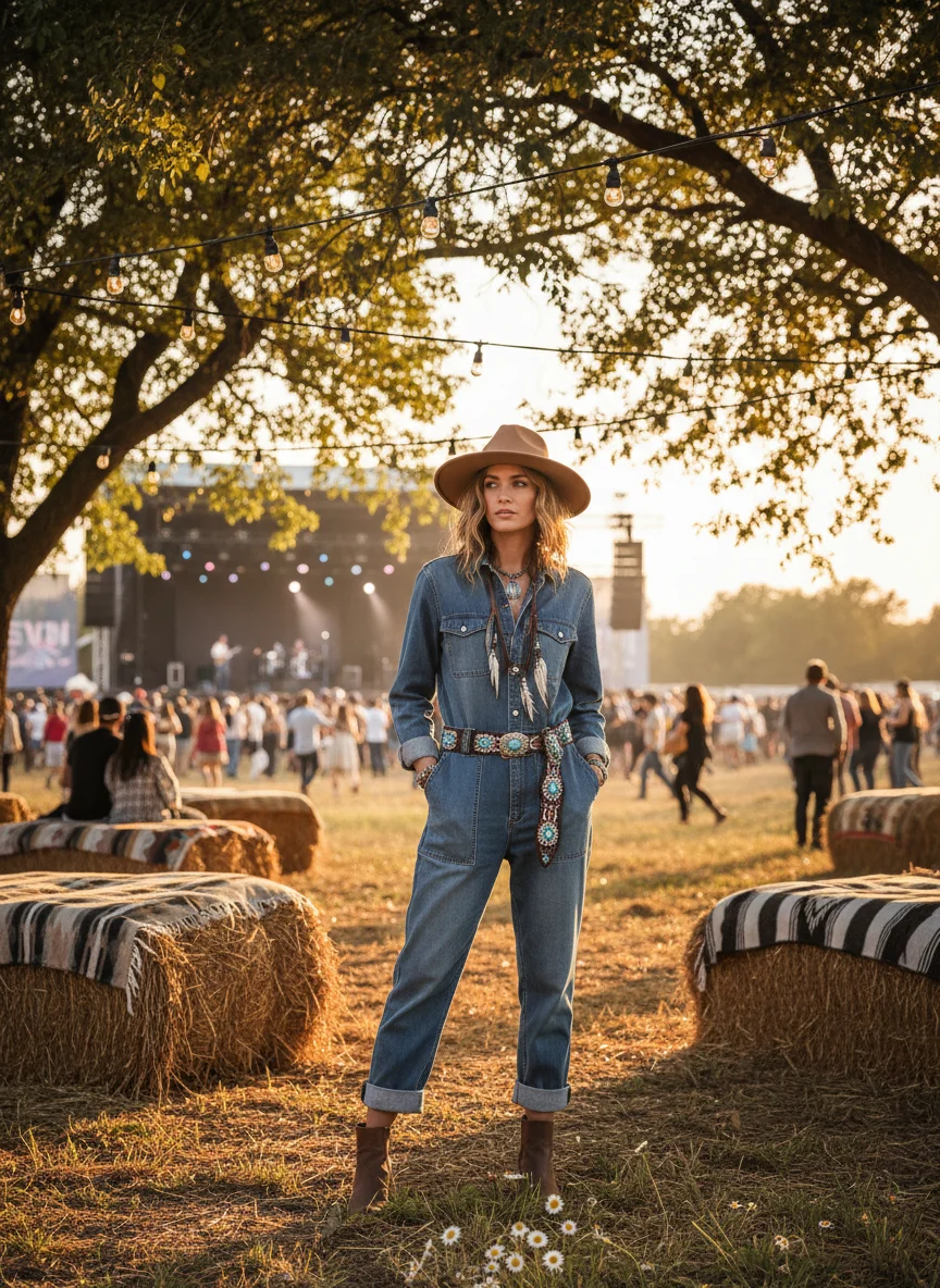 Denim Jumpsuit