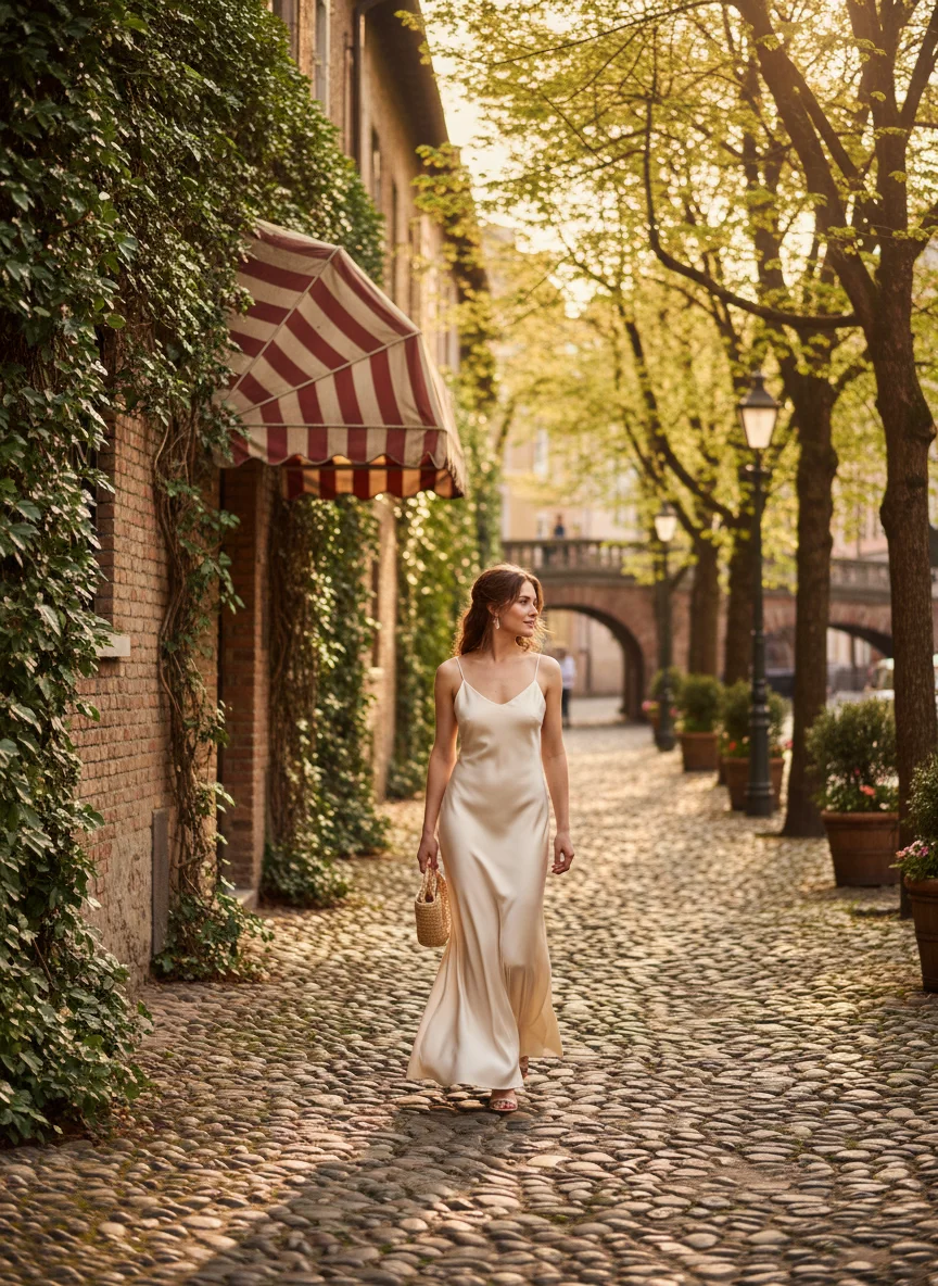 Satin Slip Dress