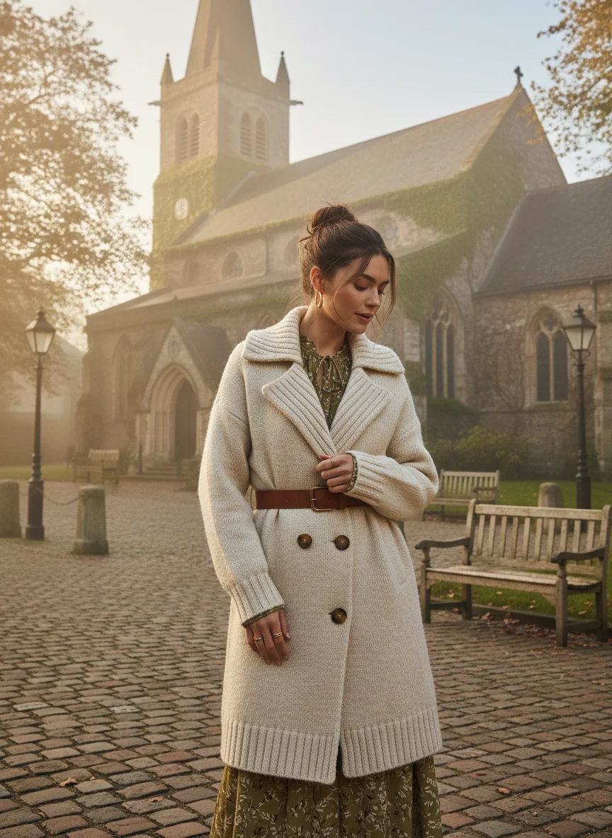 Belted Cardigan Coat