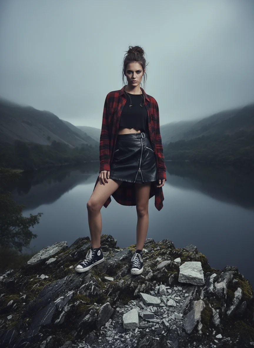 Flannel Shirt Accent