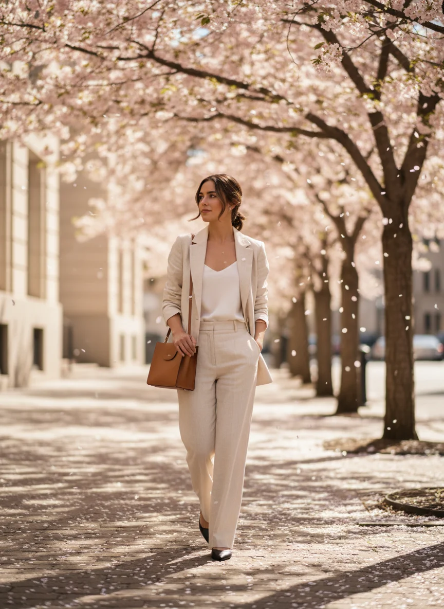 Linen Blend Blazer