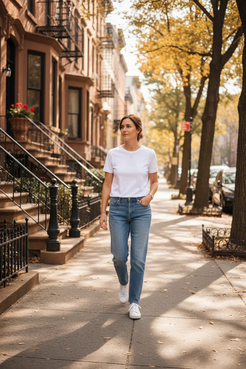 White Tee