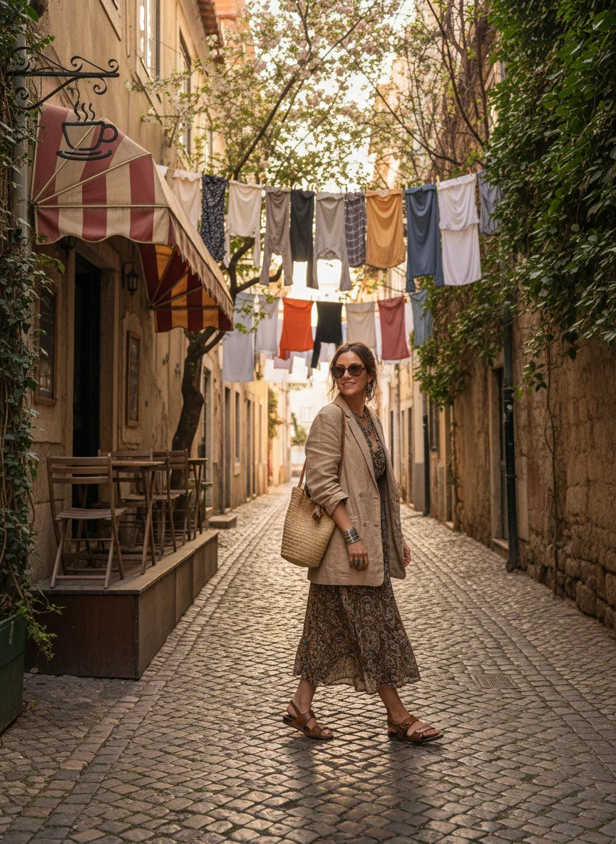 Oversized Linen Blazer
