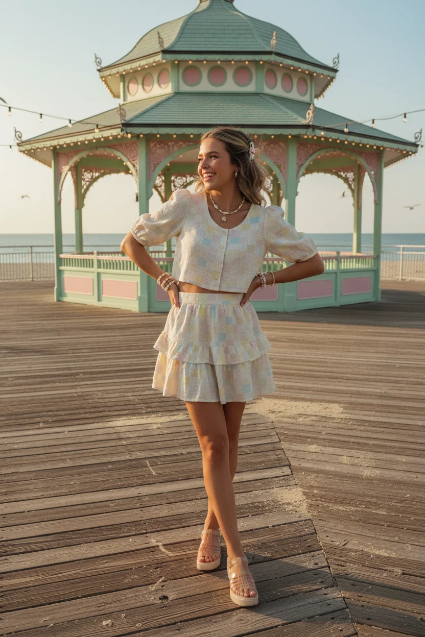 Two Piece Summer Birthday Outfit