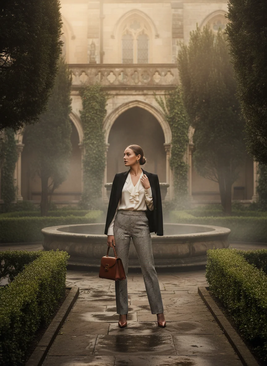 Houndstooth Trousers