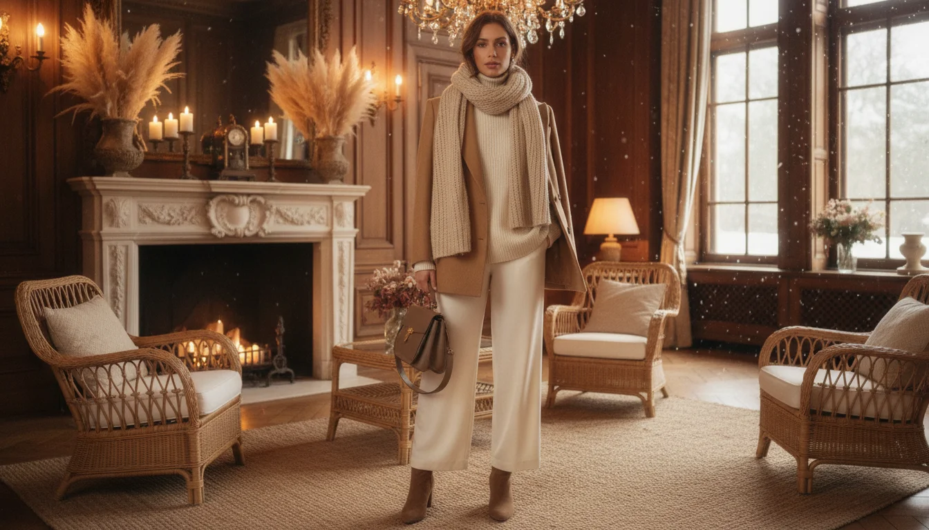 old money outfits for winter woman