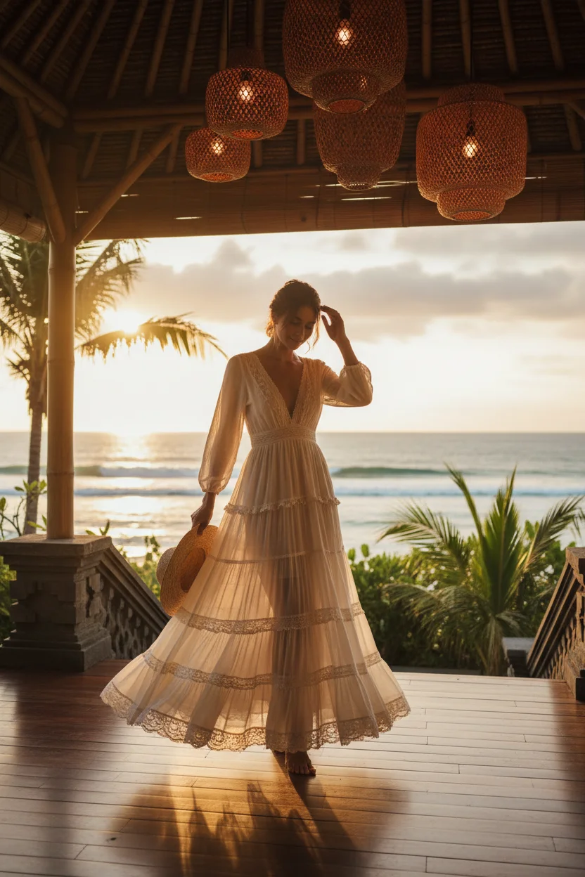 Tiered Maxi Resort Wear