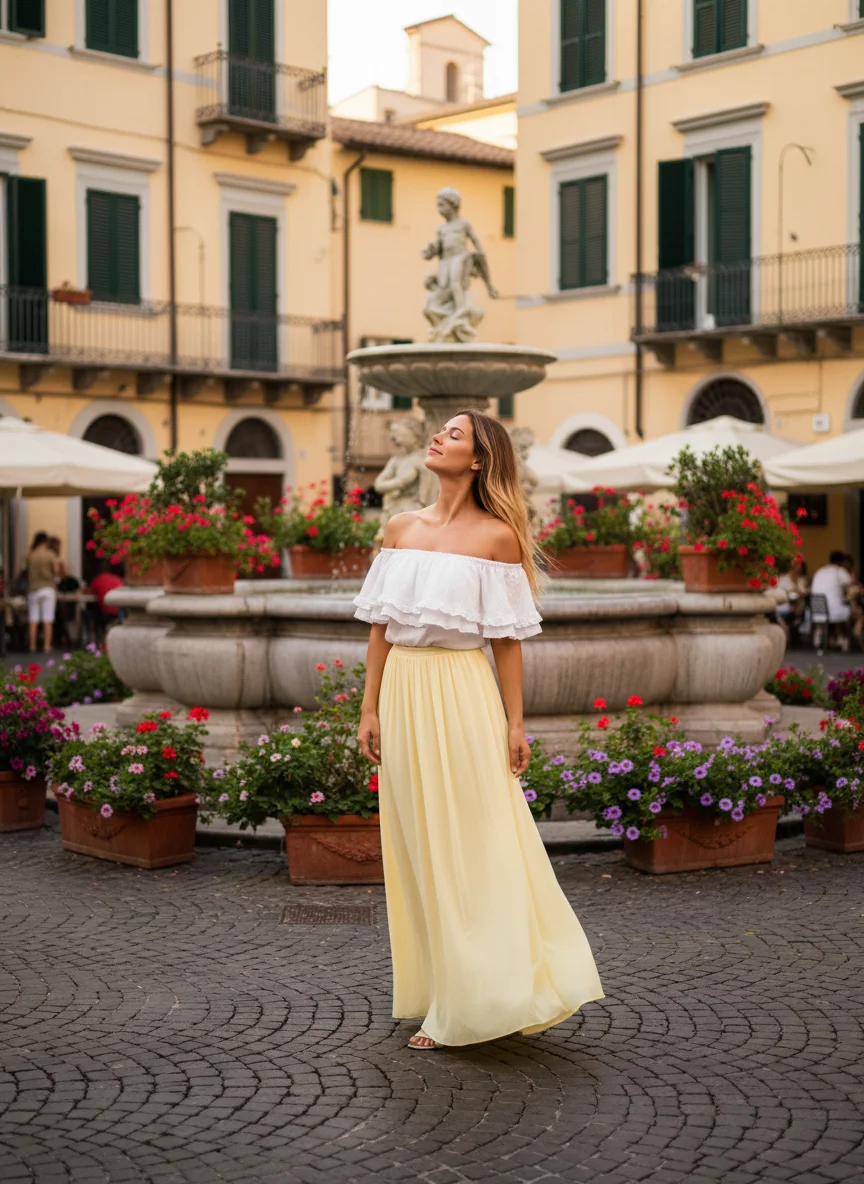 Off-Shoulder Ruffle Top
