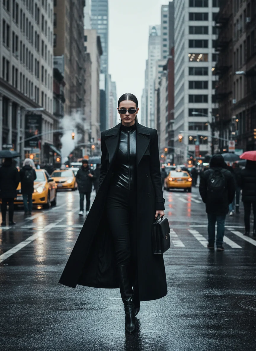 The All-Black Matrix Look