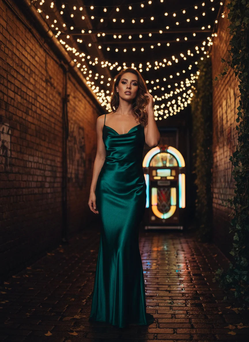 Satin Slip Dress