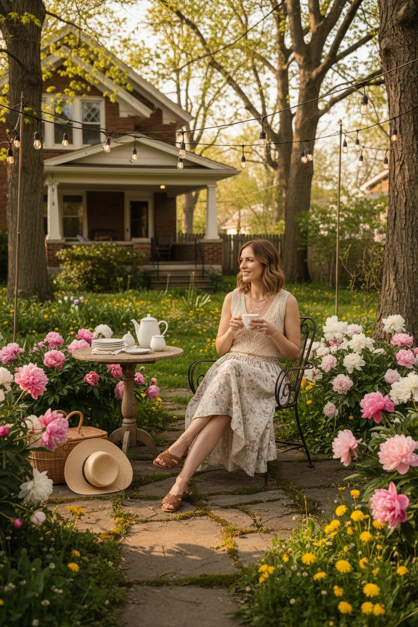 Crocheted Top Spring