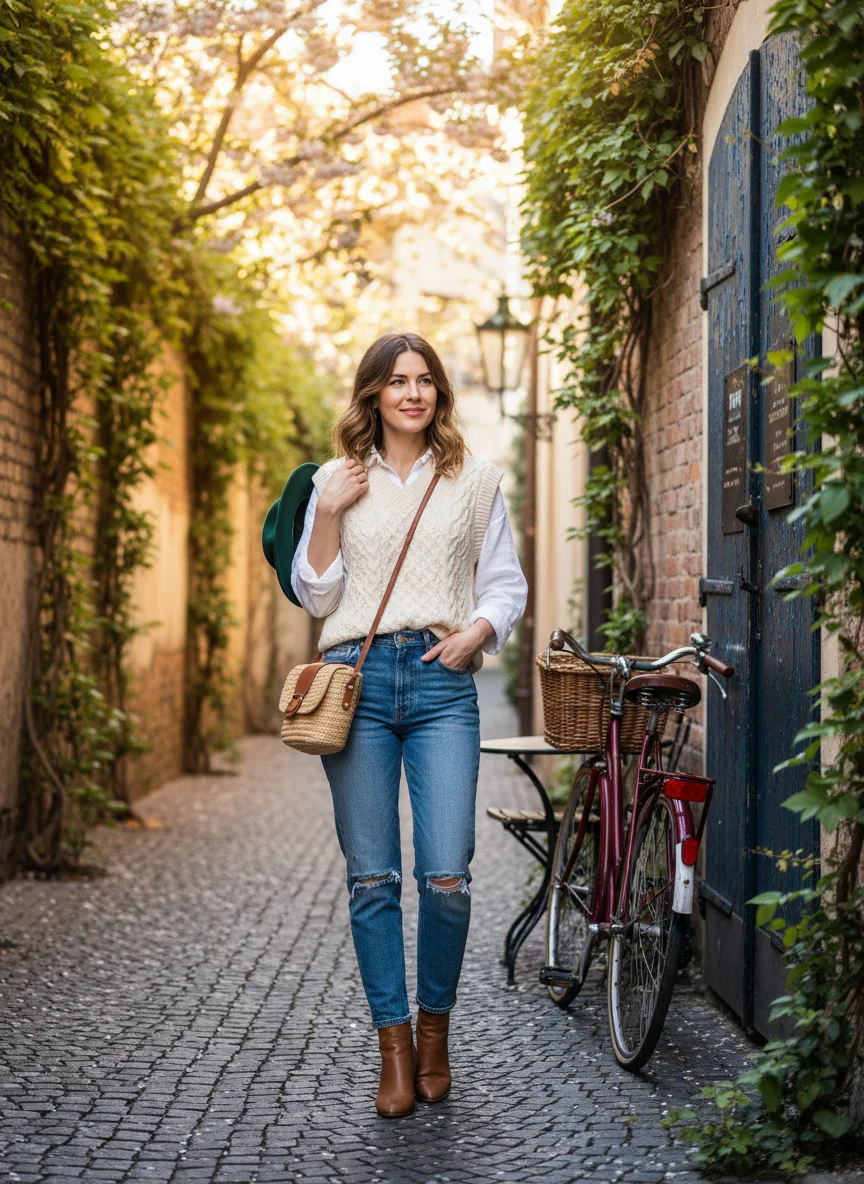 Knit Sweater Vest