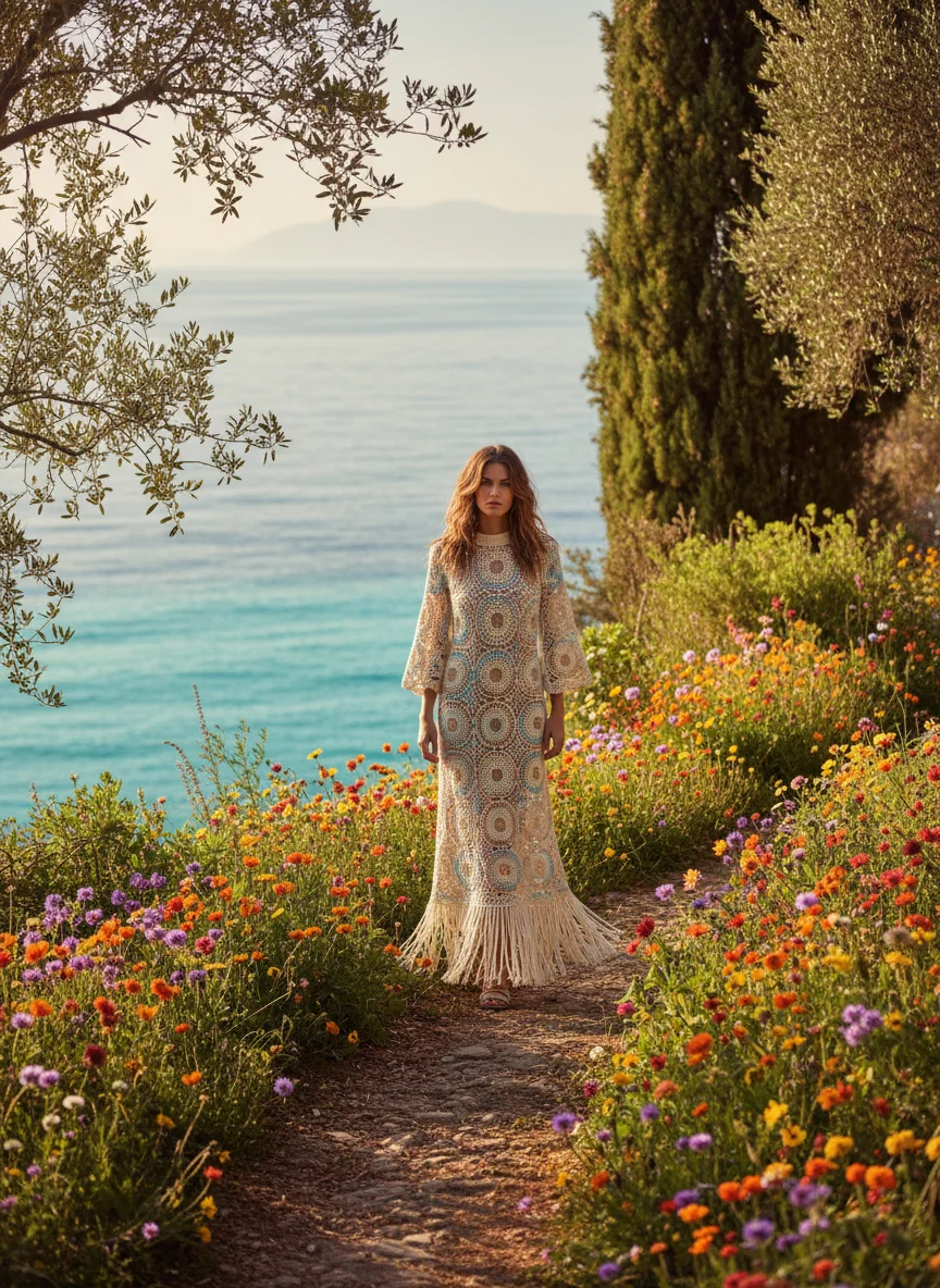 Crochet Maxi Dress