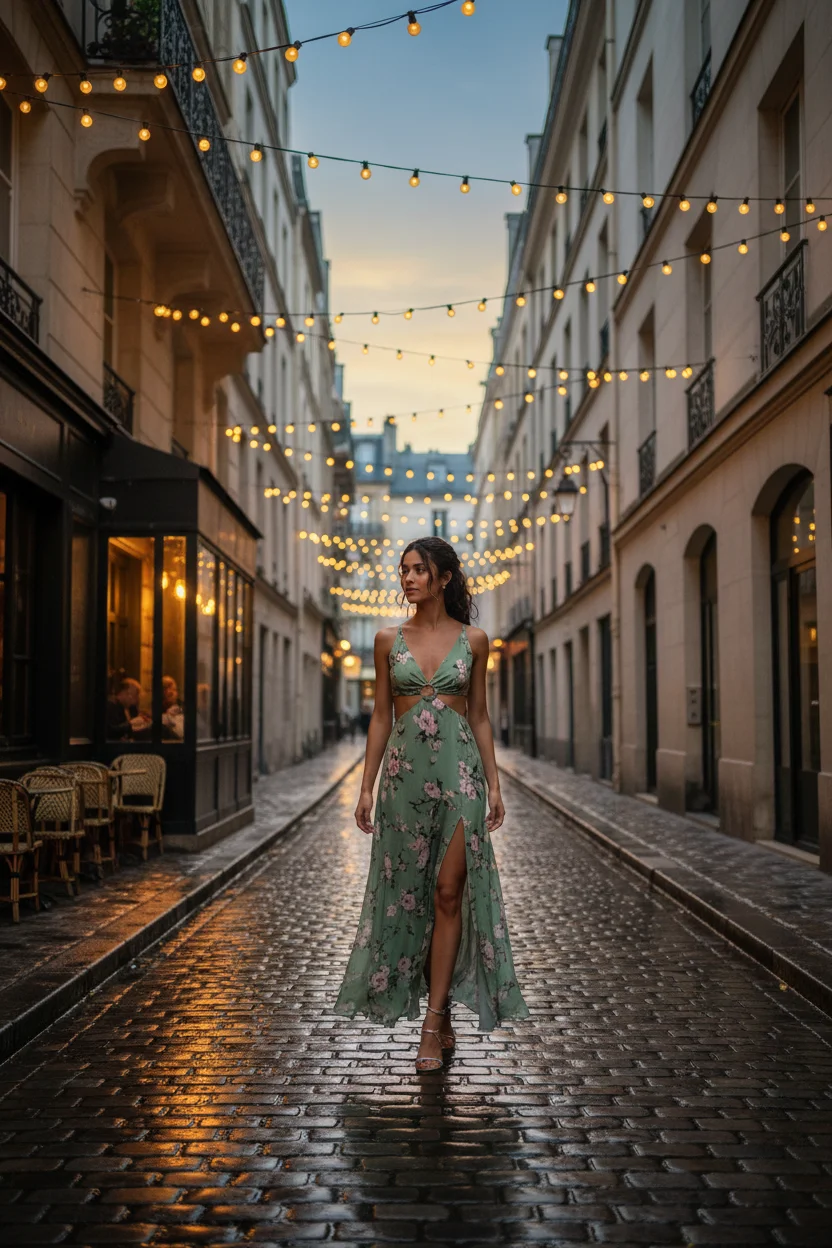 Cutout Maxi Dress