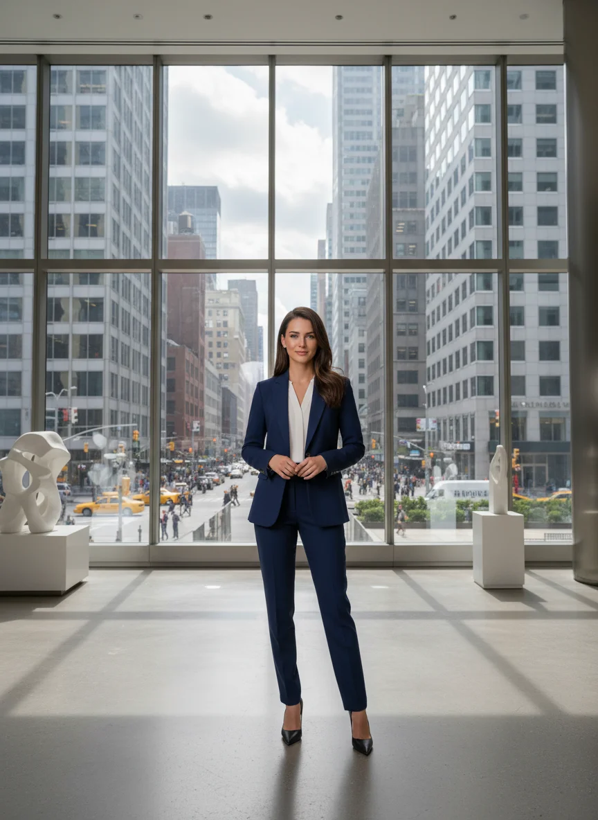 Navy Blue Suit