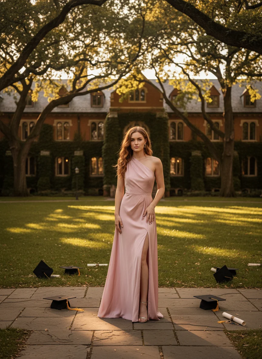 One-Shoulder Maxi