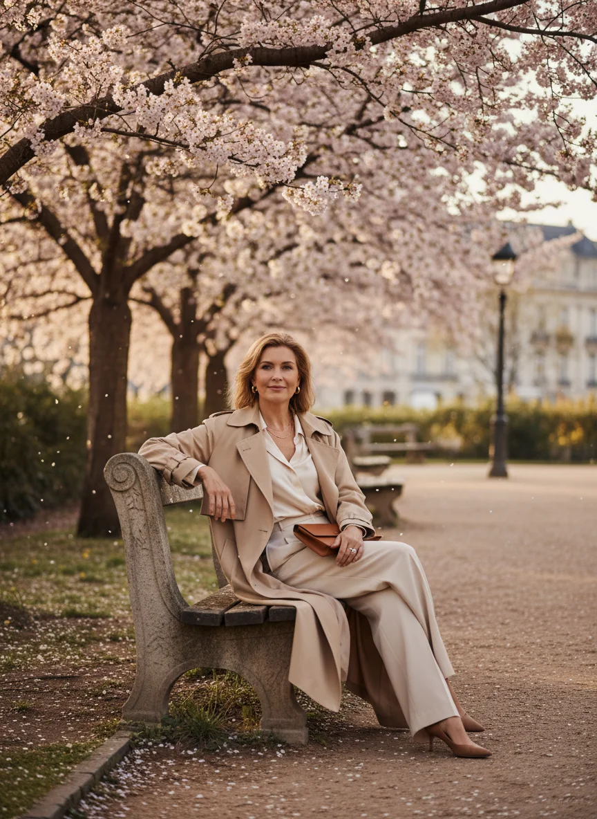 Beige Trench Coat