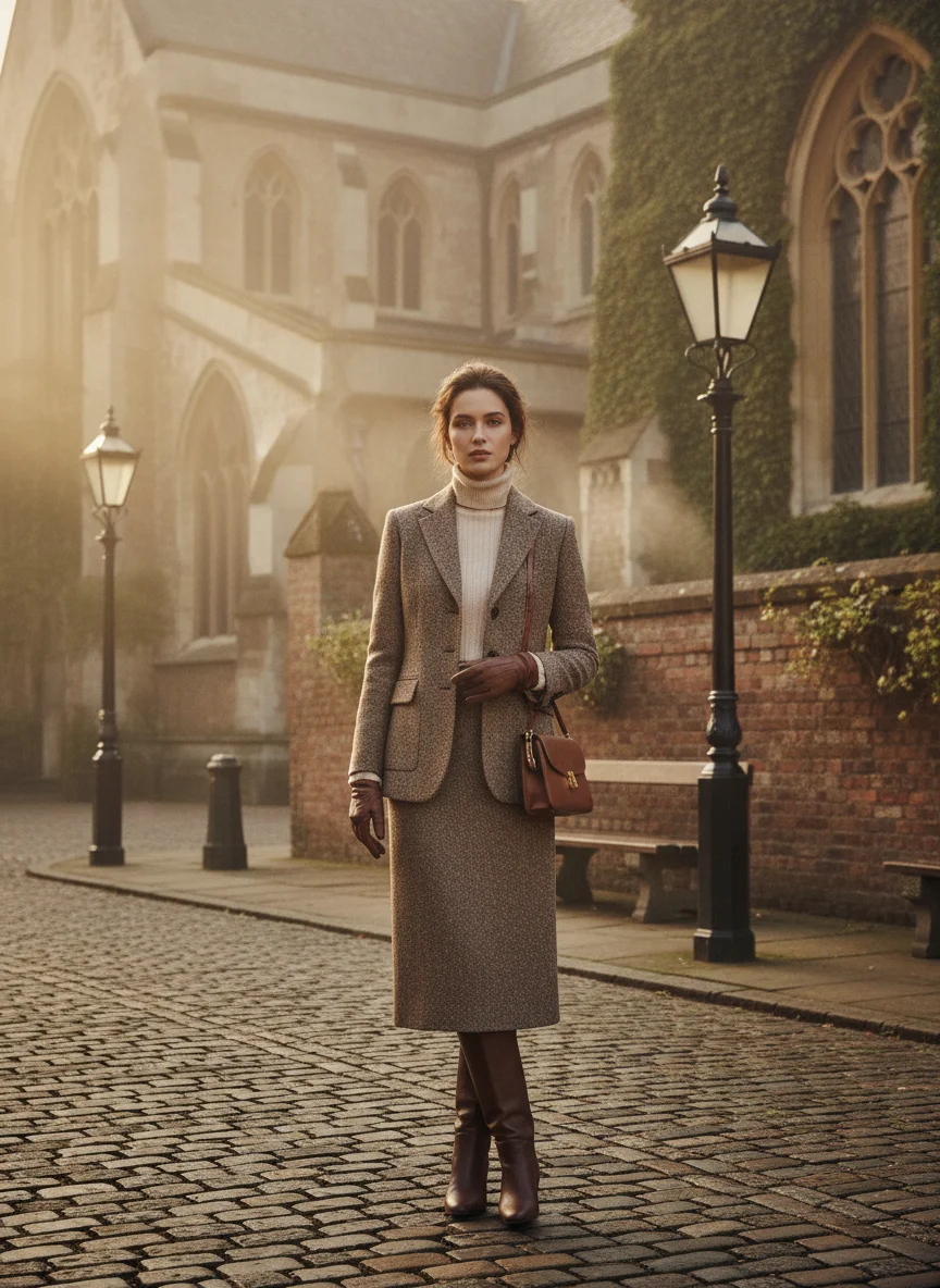 Tweed Jacket Ensemble