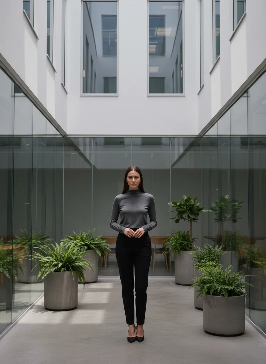 Mock Neck Top