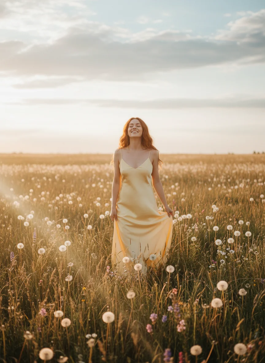 Pastel Yellow Slip Dress